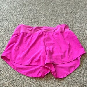 Lululemon hot pink shorts